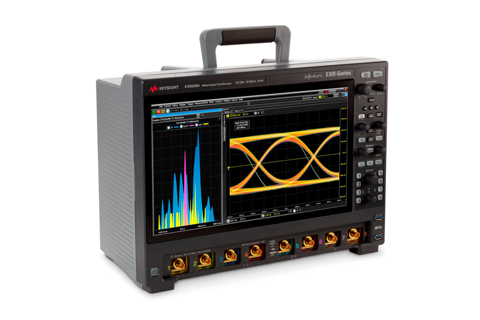 인피니엄 EXR 오실로스코프 [사진=키사이트]