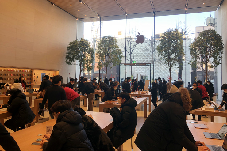 서울 신사동 가로수길 애플스토어 [IT비즈뉴스(ITBizNews) DB]