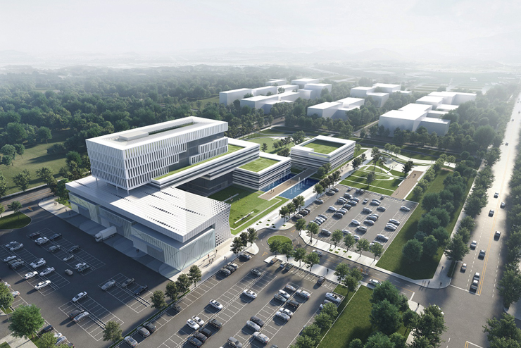 NHN 광주 데이터센터 조감도