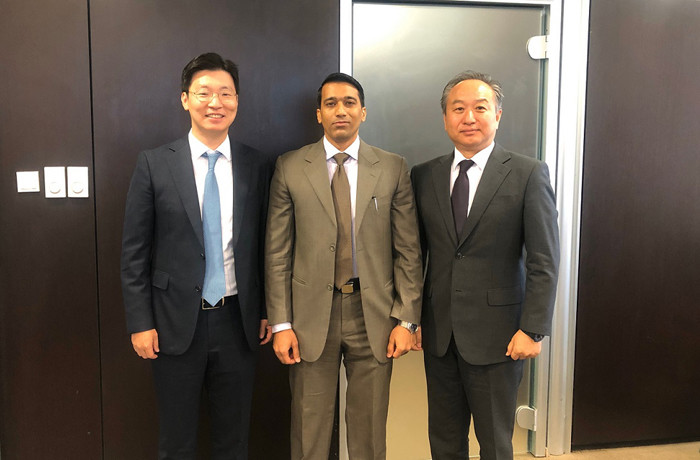 지난해 2월 사우디아라비아의 정부투자기관인 RVC와 미팅현장 [사진=B2G]