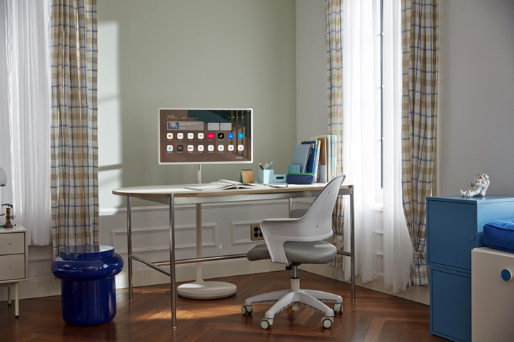 무빙스탠드 디자인을 적용한 LG 스탠바이미 [사진=LG전자]