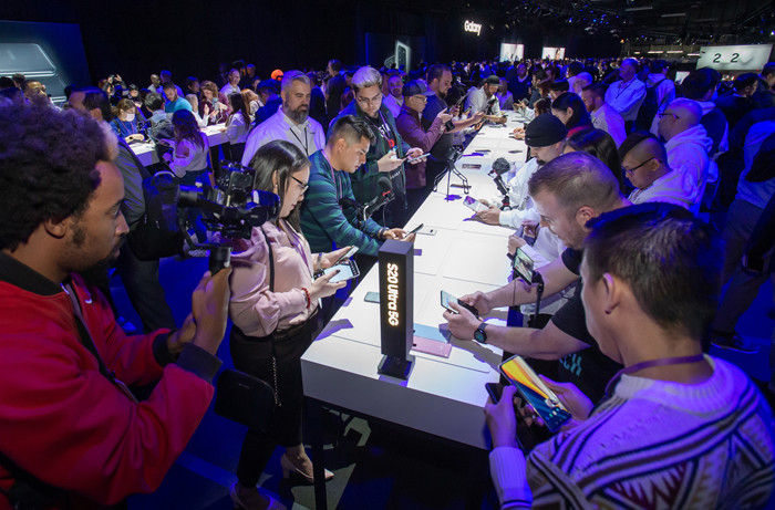 사진은 지난해 2월 미국 샌프란시스코에서 진행된 '갤럭시 언팩 2020' 현장 모습 [자료사진=삼성전자]