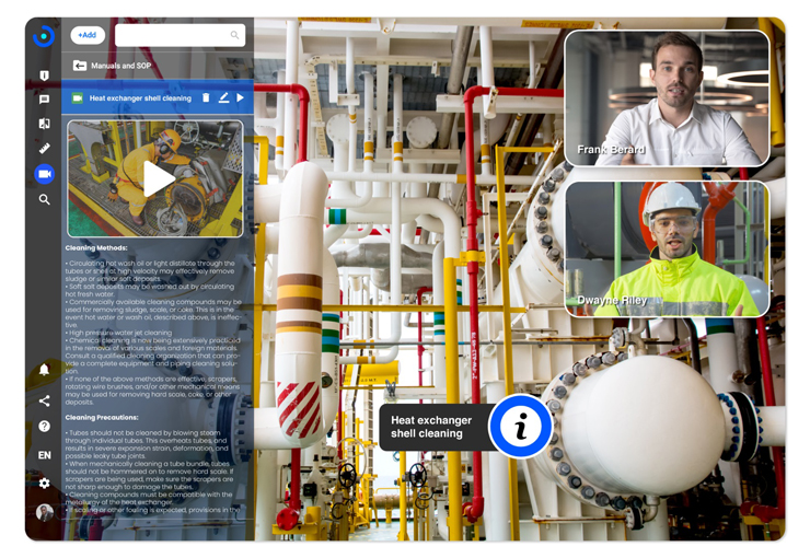 비모(Beamo) 원격 협업 툴 실행화면