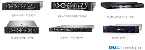 나라장터에 신규 등록된 델테크놀로지스 제품군 [이미지=한국델테크놀로지스]