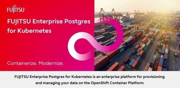 한국후지쯔가 쿠버네티스용 후지쯔 엔터프라이즈 포스트그레를 출시했다. [이미지=한국후지쯔]