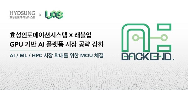 효성인포메이션시스템은 래블업과 협업해 'AI 통합 플랫폼'을 선보였다. [이미지=효성인포메이션시스템]