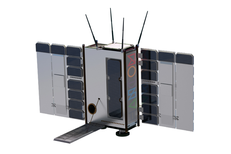 지구관측용 민간 인공위성 세종1호 [사진=한컴그룹]