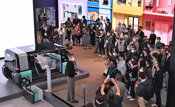 현대모비스 CES 부스 [자료사진=현대모비스]