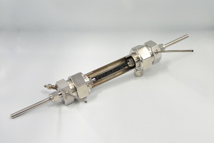 사진은 국내 연구진이 개발한 암모니아 기반 분리막 반응 수소추출 장치