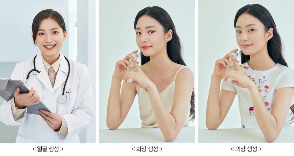 이스트소프트의 이미지 생성 AI 기술인 ‘AI페르소나’로 제작한 이미지