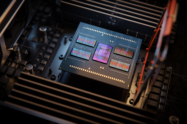 4세대 에픽 프로세서. 5나노/6나노 프로세서가 단일 패키지로 제공되는 칩렛구조로 TSMC 공정이 적용됐다. [source=amd]