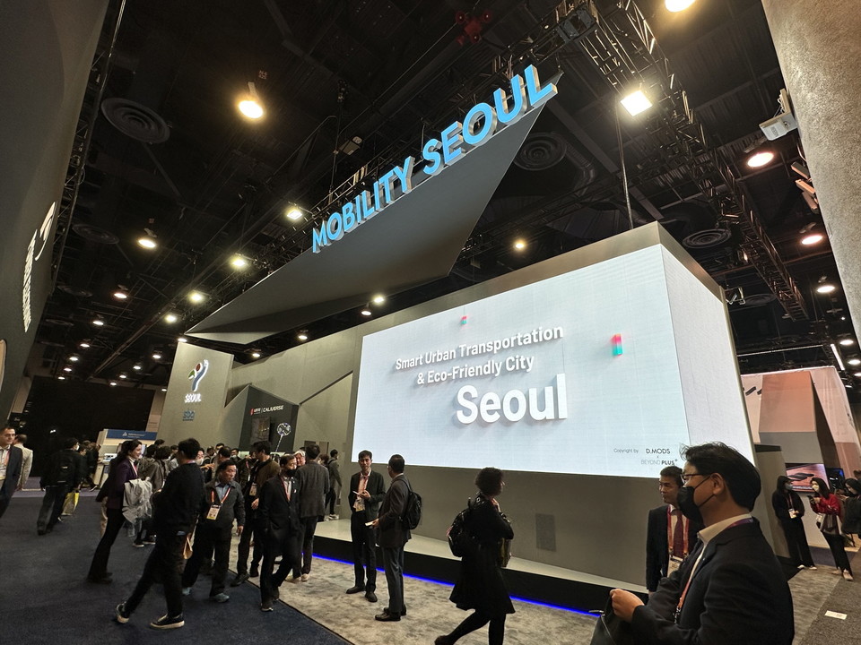CES 2023 현장에 마련된 K-스타트업 통합관 [사진=서울산업진흥원(SBA)]
