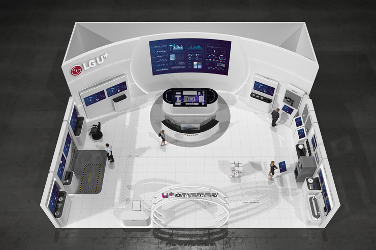 LG유플러스 부스 조감도 [사진=LG유플러스]