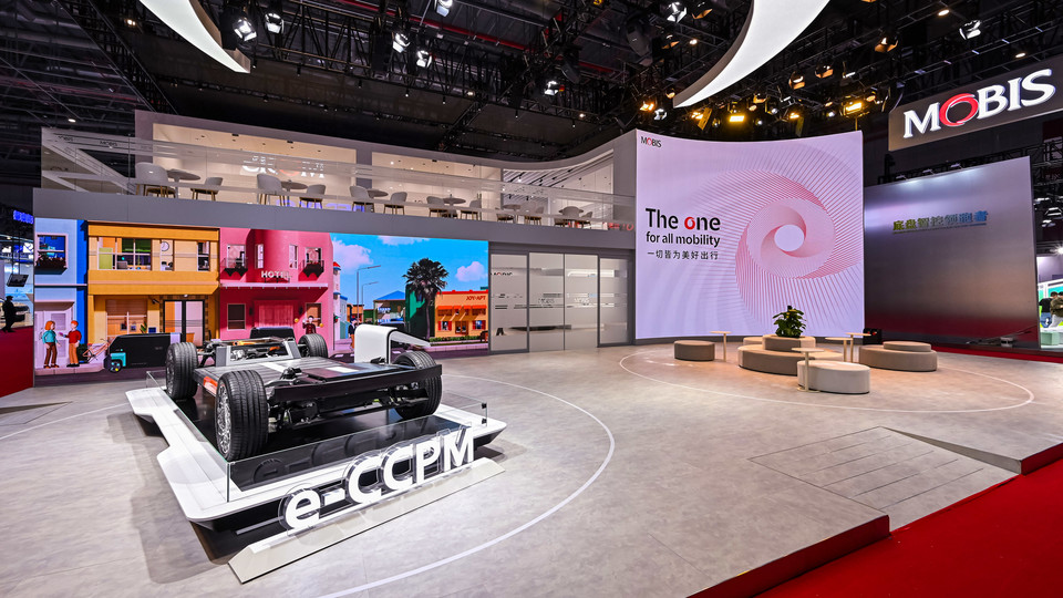 상해모터쇼 현대모비스 부스 [사진=현대모비스]