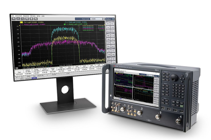 The new Keysight E5081A ENA-X is a midrange network analyzer platform with integrated modulation distortion analysis with full vector correction at the device under test(DUT) plane in a single test setup that accelerates the characterization of 5G power amplifier designs by up to 50%.
