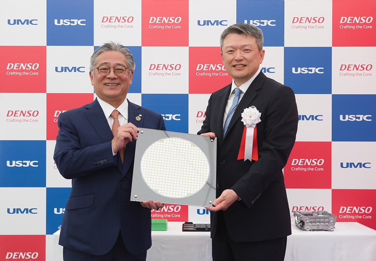 (왼쪽부터) 아리마 코지 덴소 사장, 제이슨 웡 UMC 부사장 [source-denso]