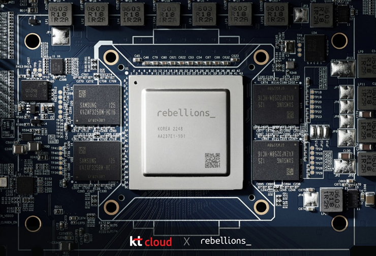 리벨리온 신경망프로세서(NPU) [사진=KT클라우드]