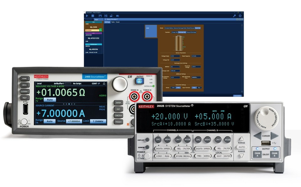 Tektronix announced the launch of KickStart Software version 2.11.0, including enhancements to the Battery Simulator Application.