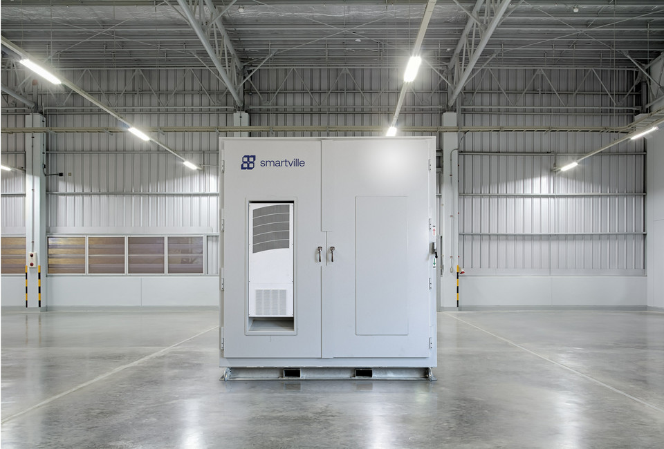 The Smartville 360 BESS: a fully integrated, turnkey energy storage system.