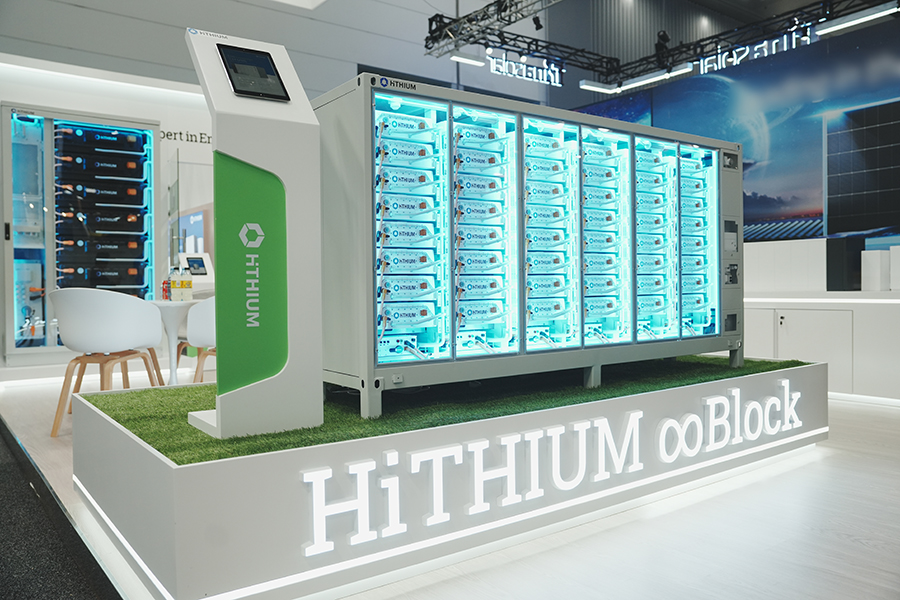 Hithium 5 MWh energy storage container using the standard 20-foot container structure.