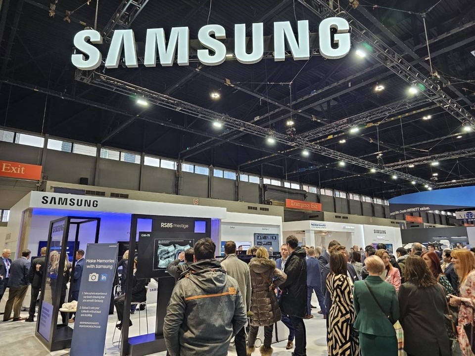 RSNA 2023 현장에 마련된 삼성 부스 [사진=삼성메디슨]