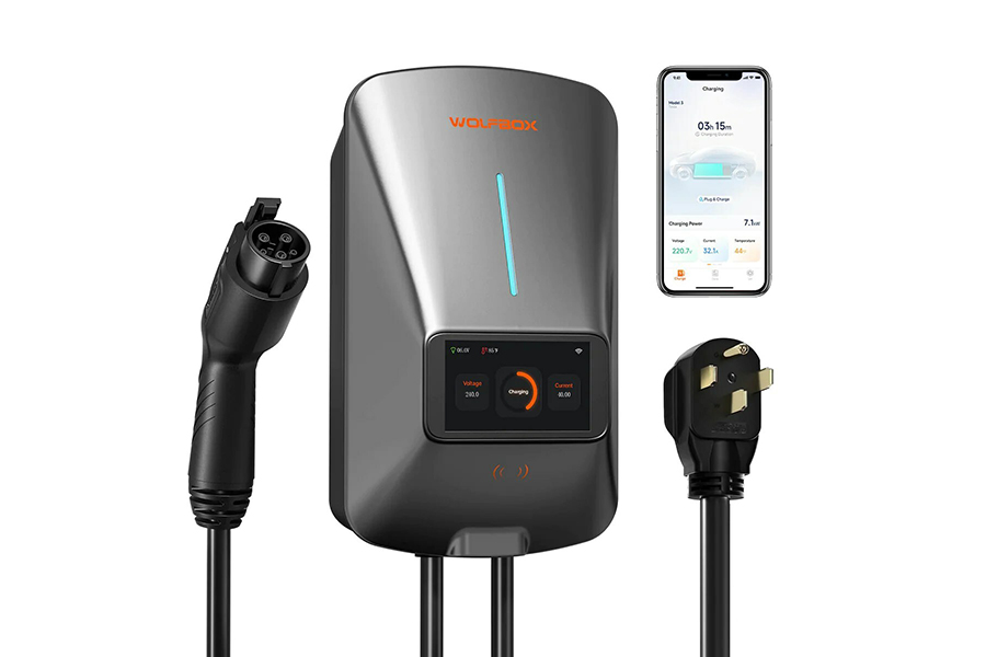 WOLFBOX 240V 40Amp Level 2 EV Charger.