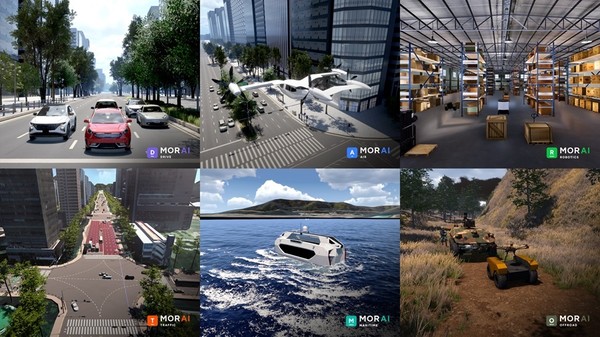 자율주행 시뮬레이션 플랫폼 '모라이 심' [사진=모라이'