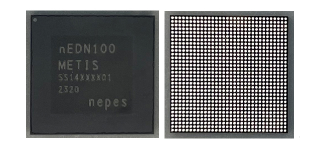 딥러닝(DL) 가속기 설계자산(IP)을 탑재한 AI칩 메티스 [사진=네패스]