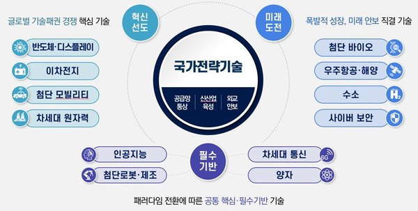 12대 국가전략기술 및 임무중심 전략로드맵 [자료=과기정통부]
