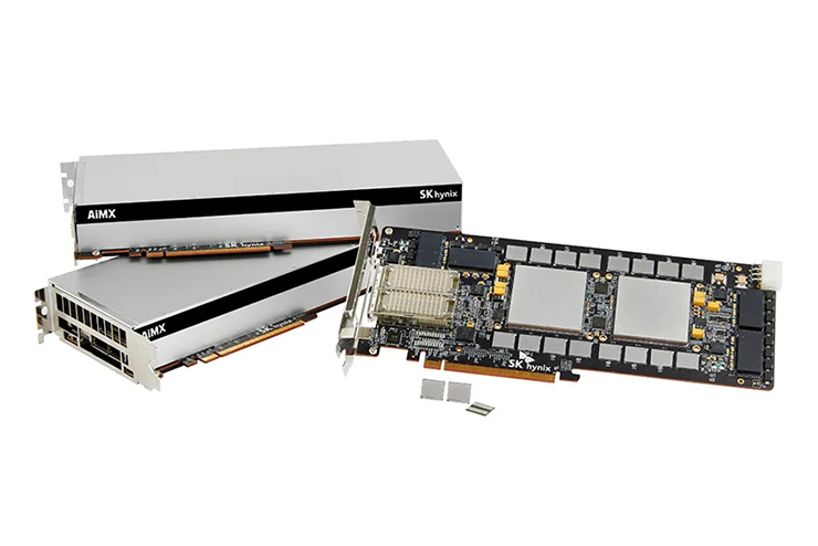 SK하이닉스가 공개한 가속카드 AiMX 시제품 [사진=SK하이닉스]