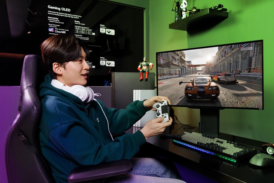 LG디스플레이(LGD)가 선보이는 27인치 480Hz QHD 게이밍 OLED 패널 [사진=LGD]