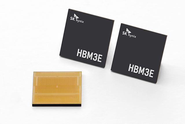 이달 양산을 시작한 HBM3E D램 [사진=SK하이닉스]