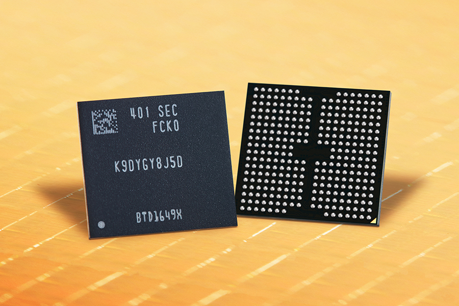 삼성전자가 양산을 시작한 1Tb TLC 9세대 V낸드 [사진=삼성전자]