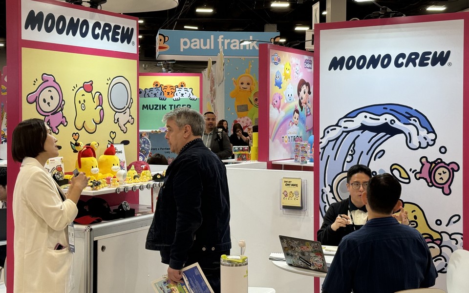 라이선싱 엑스포 현장에 마련된 부스 [사진=LG유플러스]