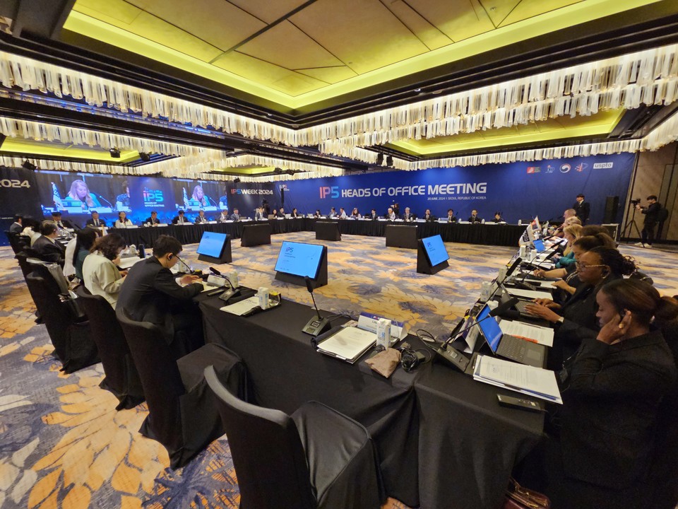 서울 종로구 포시즌스호텔에서 열린 IP5 청장회의 현장 [사진=특허청]