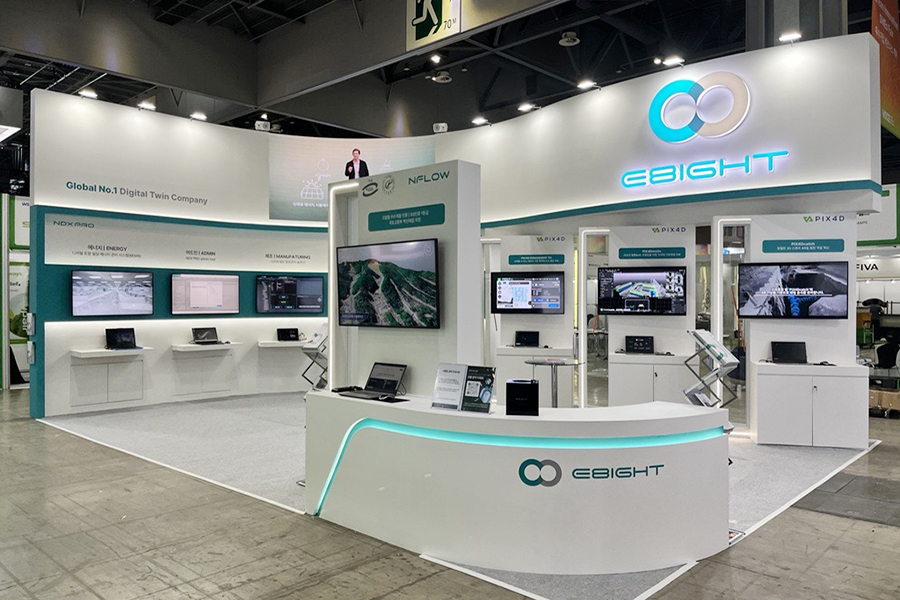 'WSCE 2024' 현장에 마련된 이에이트 부스 [사진=이에이트]