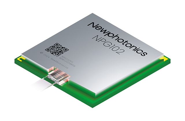NewPhotonics NPG102 PIC Transmitter on Chip for 1.6Tbps DSP-based Modules.