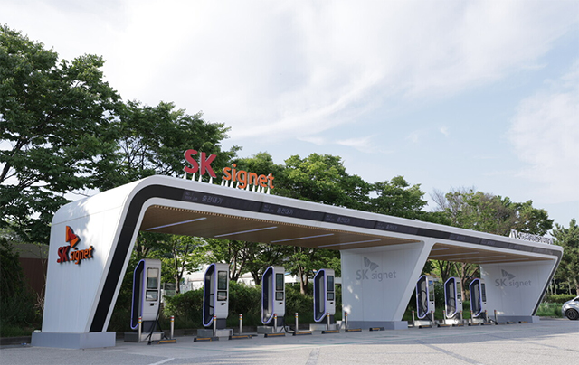 SK시그넷 전기차(EV) 충전소 [사진=SK시그넷]