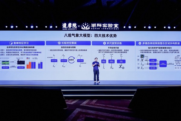 첨단 기상 예측 모델 '바관' 공개 현장 [사진=알리바바]