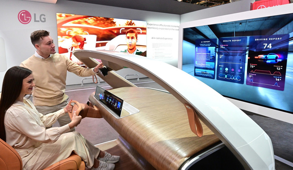 LG전자가 이번 전시에서 선보이는 인캐빈 센싱 솔루션 [사진=LG전자]