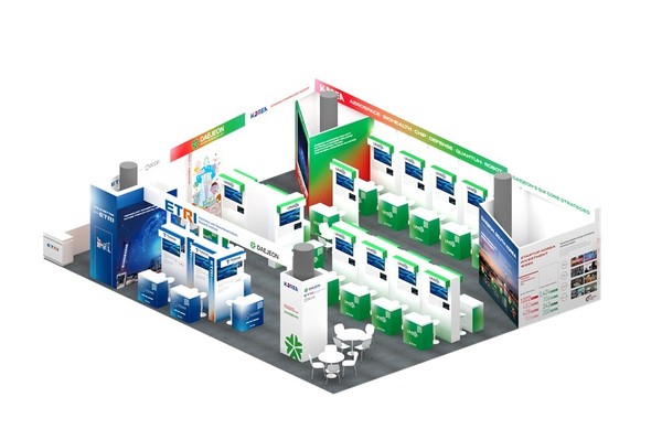 CES 2025의 ETRI 참가부스 [이미지=ETRI]