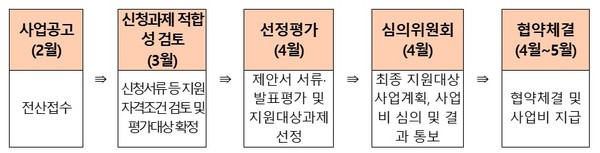 AI반도체 해외 실증 지원사업 선정 절차 [사진=과기정통부]