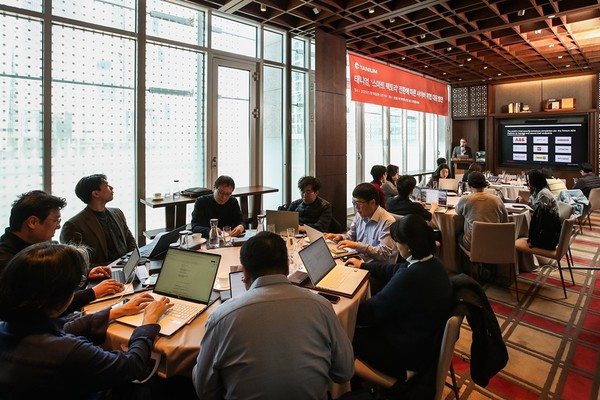 태니엄이 AEM을 바탕으로 하는 엔드포인트 관리 혁신 방안을 소개하는 기자간담회를 개최했다. [사진=태니엄]