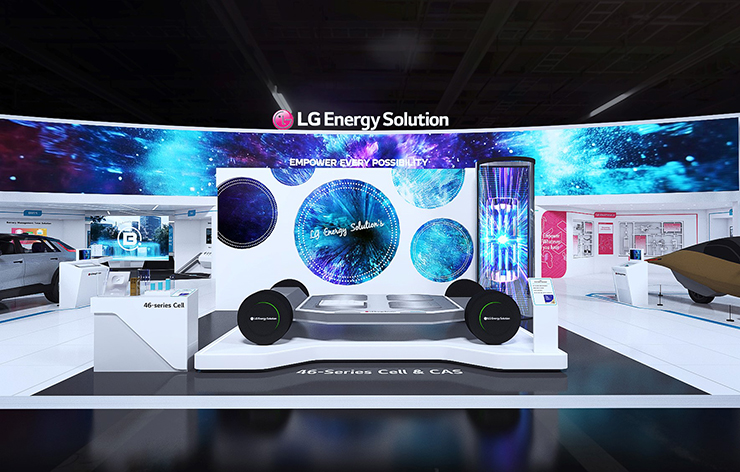 LG에너지솔루션(LG엔솔) 인터배터리 2025 부스 조감도 [사진=LG엔솔]