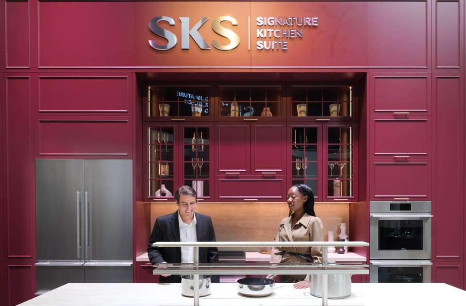 ‘KBIS 2025’ 현장에 마련된 LG전자 부스 [사진=LG전자]