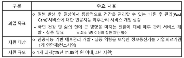 2025년 '닥터앤서3.0' 사업 주요 내용 [자료=과기정통부]