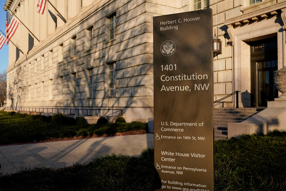 미국 워싱턴 D.C 미국 상무부 [사진=로이터]
