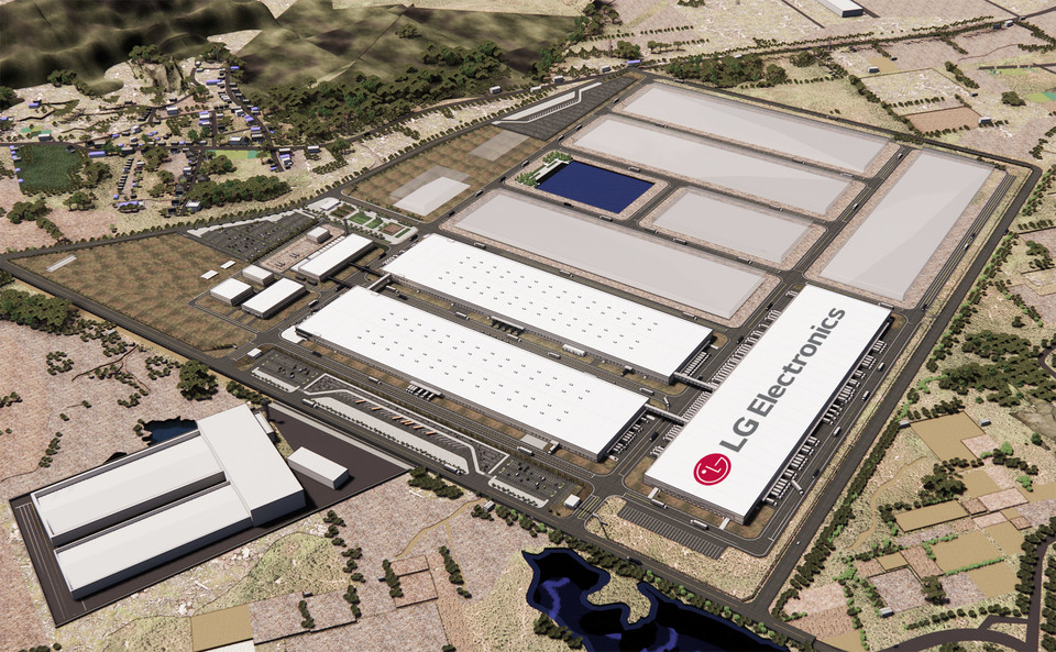 LG전자가 인도 스리시티에 3번째 현지 가전공장 착공에 들어갔다. [사진=LG전자]