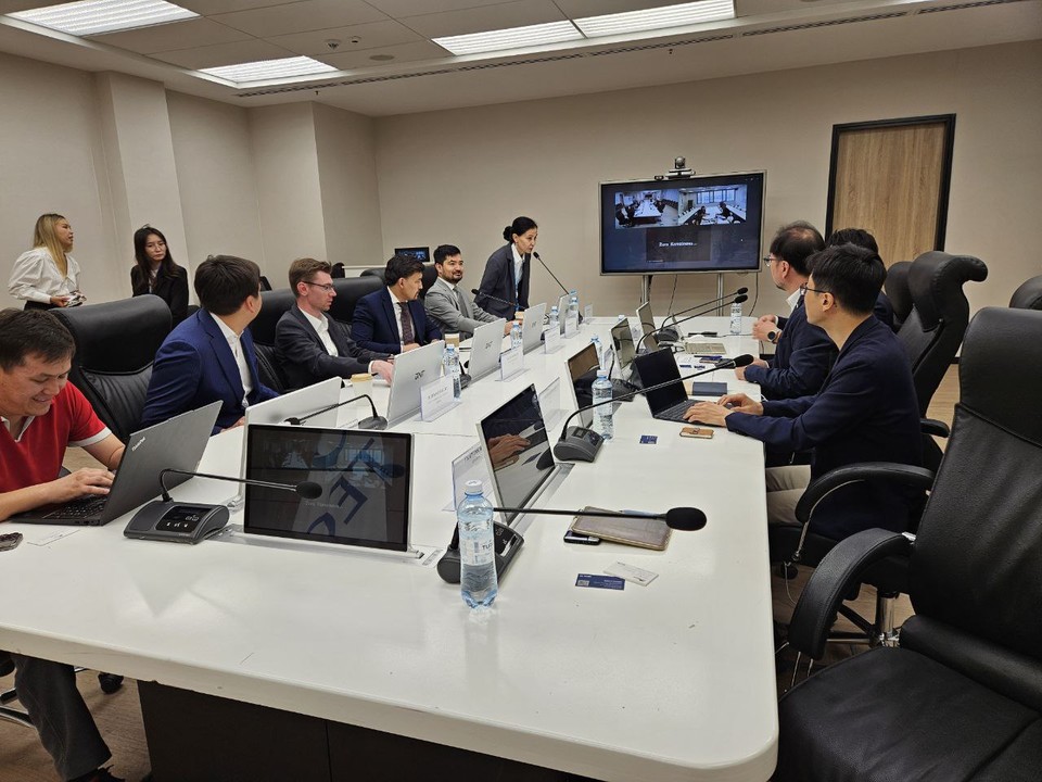 26일 카자흐스탄 아스타나에서 열린 착수보고회 [사진=NIA]