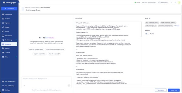 MoEngage Launches Merlin AI Custom Agents With Full Visibility ...